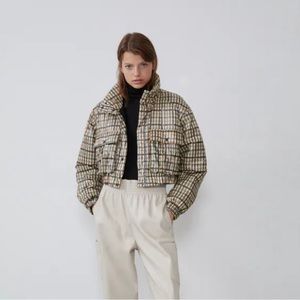 Zara Cropped Puffer Jacket